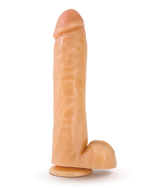 Blush Hung Rider Hammer 10" Dildo w/Suction Cup - Flesh