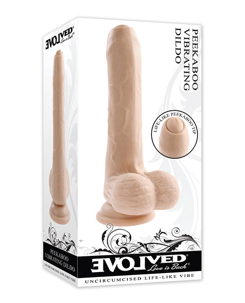 Evolved Peek A Boo Vibrating Dildo -