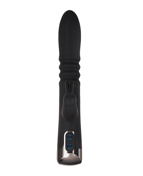 Evolved Rapid Rabbit Thrusting Dual Vibe - Black