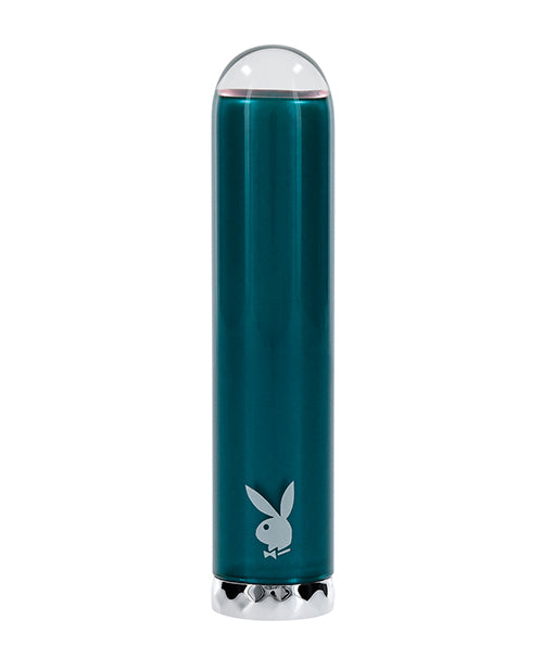 Playboy Pleasure Emerald Bullet Vibrator - Deep Teal