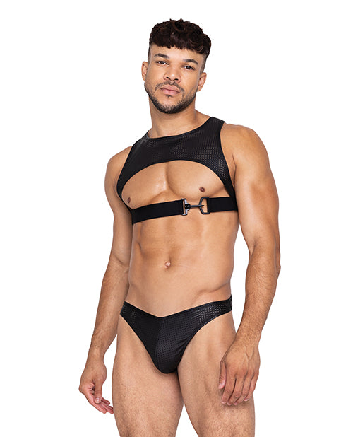 Master Harness W/hook & Ring Closure Black