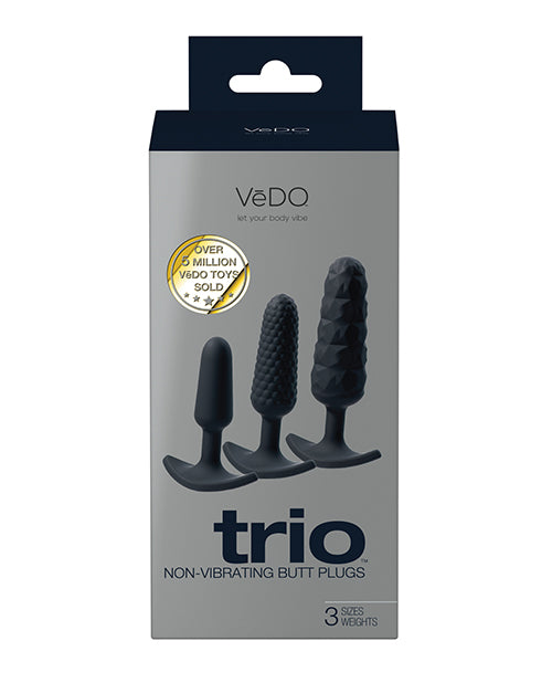 VeDO Trio Anal Plug Set - Black