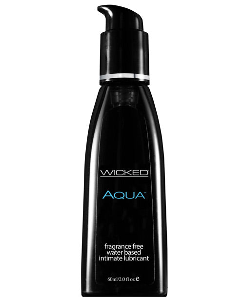 Wicked Sensual Care Aqua Water Based Lubricant - Oz