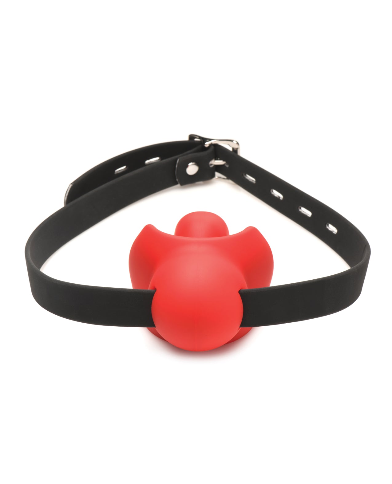 Master Series Gag Order Extreme Silicone Ball Gag - Red/Black