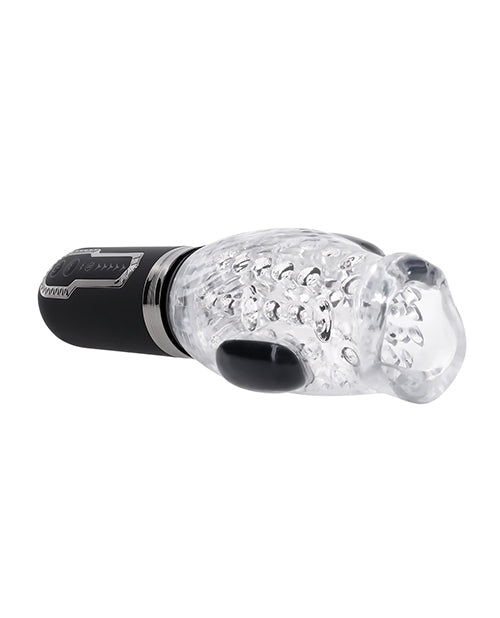 Zero Tolerance Thrill Ride Rechargeable Stroker - Black/Clear